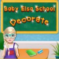 Baby Elsa School Decorate 