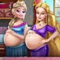 Happy Princesses Pregnant BFFs