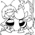 Maja The Bee Coloring
